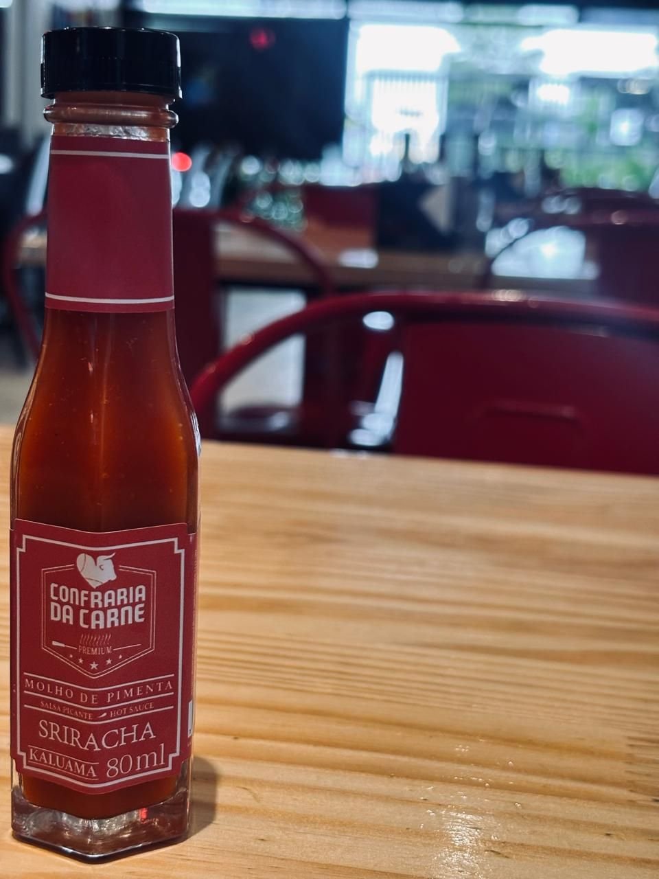 Molho de pimenta Sriracha da Confraria da Carne